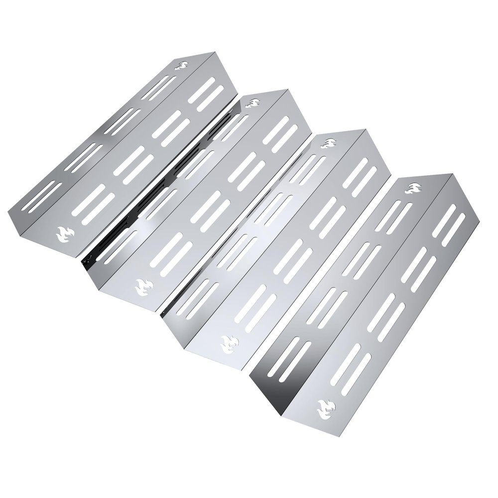 teileplus24 Burner Covers Compatible with Enders Monroe Pro 4 Gas Grill