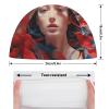 Swim Cap for Men and Women, Stretchable, for Long Hair, Soft, Comfortable, Non-Slip, Bird Pattern view 2