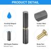 QUARKZMAN 8-Pack Weld-On Barrel Hinges, 16 x 100 mm Carbon Steel Door Hinges with 0.35 in. Pin view 4