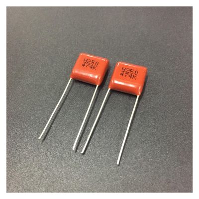 100-Piece CBB 474 250V Metallized Polypropylene Film Capacitor