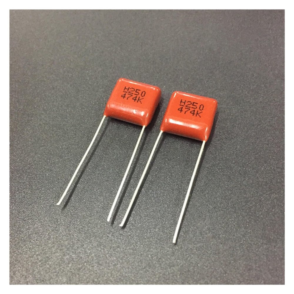 100-Piece CBB 474 250V Metallized Polypropylene Film Capacitor