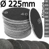 AKbase Sanding Screen, 225 mm, Black, P100, 10-Pack, Hook-and-Loop view 2