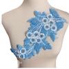 Pearl Rhinestone Appliques for Bridal Sashes and Belts, White B view 3