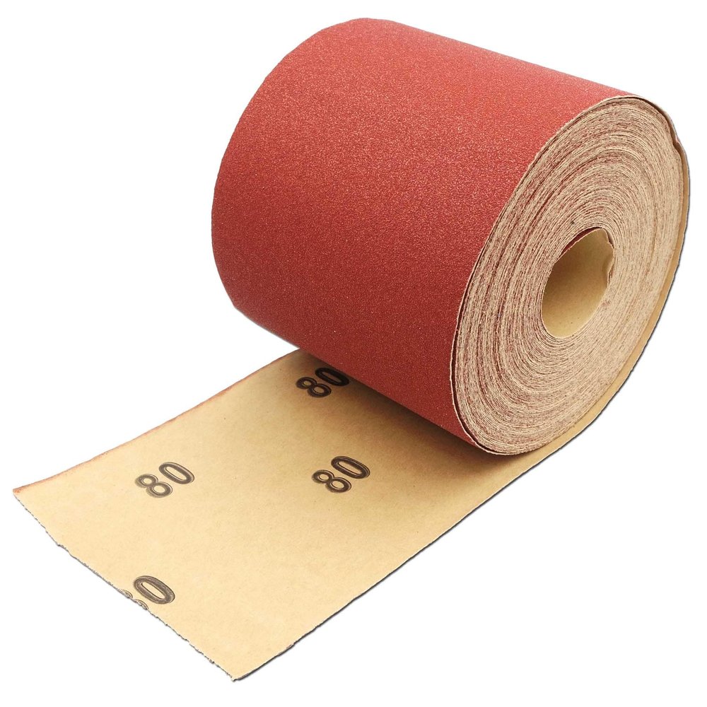 AKbase Sandpaper Roll | 115 mm x 5 m | P80 | Selectable Grit and Length