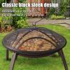TUSGENK ARC Fire Pit Spark Screen, 22 in., with Handle and Screen Hook view 3