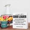 kisoyo Leader Gifts, Thank-You Appreciation Gift for Leaders, Bosses, Mentors & Teachers, Retirement Birthday Gift, Good Leader Wooden Box Sign, Desk Decor, 5 x 5 Inches view 4