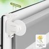 Buseu Double Roller Blind, No-Drill Clamp-Fit, 75 x 210 cm (70 cm Fabric Width) view 4