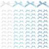 Liobelon 100 Satin Bows for Treat Bags and Gift Wrapping, Blue view 1