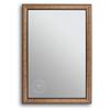 CLAMARO Paris Wall Mirror, Baroque Style, Antique Brown Wood Frame, 30 x 155 cm view 1