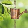 AMZBNEIDI Outdoor Hanging Rain Catcher Rain Cup Chime for Downspouts, Copper Bell for Gutters, Bronze A view 3