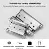 forestalk Solid Wood Saloon Swing Door, Dark Blue, 81–90 cm view 4