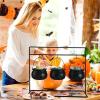 pofluany Candy Bowl with Metal Stand, Halloween Party Supplies, 3/9 Bowls, Cauldron, Treats, Iron Rack, Bucket, Decoration, 9 Pieces view 2