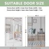 Magnetic Insect Screen Door Curtain, 150 x 260 cm, Heavy-Duty Mesh, White view 2