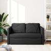 Keyroto Convertible Sofa Bed, 2-Seater, Black Fabric view 4