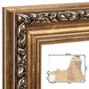 CLAMARO WIEN Wall Mirror, Antique Baroque, Bronze Spruce Wood Frame, 30 x 140 cm view 4