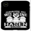 Cute Bunny “Home Is Where My Bunnies Are” Case for iPhone XS Max view 1