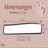 Shirtracer Personalized 15 cm Wooden Ruler, Unicorn Head and Stars view 4