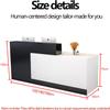 MIDUOLAI Reception Counter Desk, 28, L: 120 cm view 2