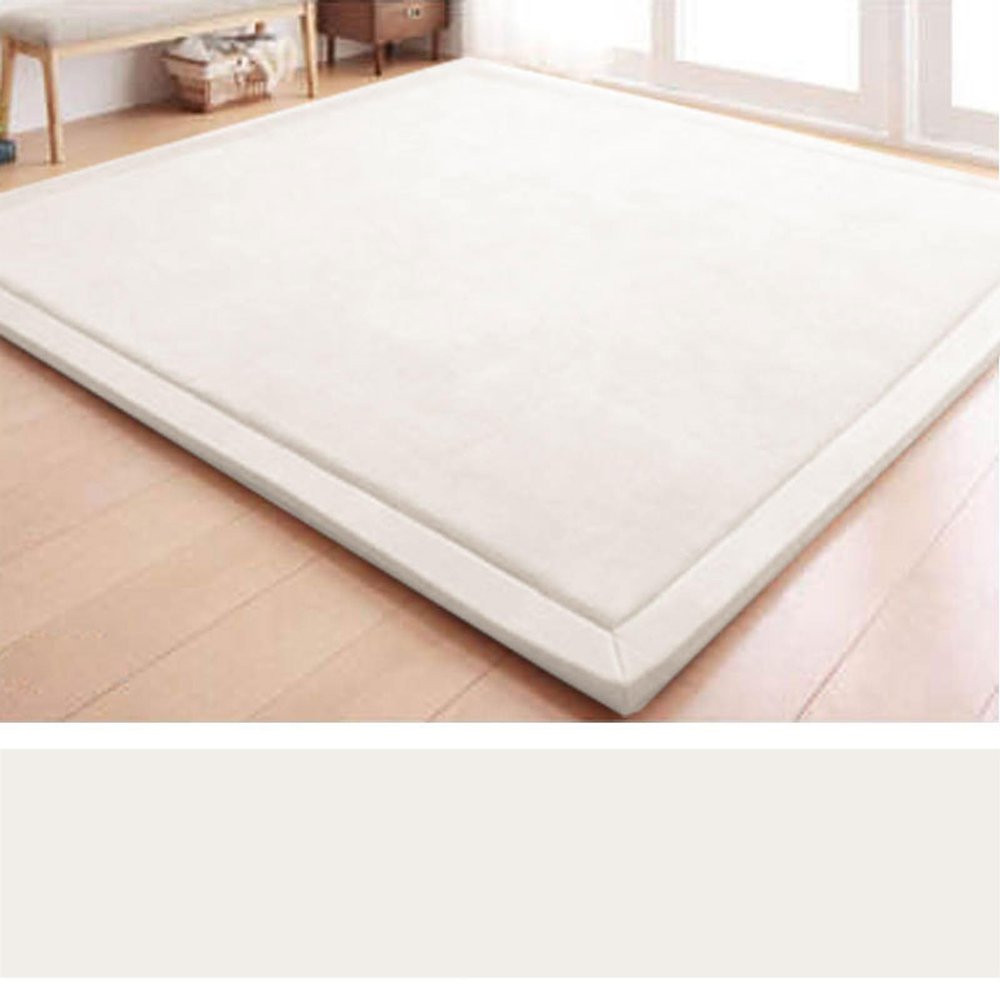 Dmkjdzsw Soft Non-Slip Coral Fleece Children's Floor Mat, 150 × 150 cm