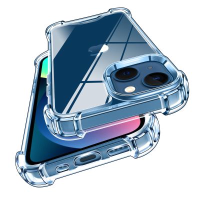 ivoler Non-Yellowing Clear Case for iPhone 12 mini and iPhone 13 mini, Shockproof Slim Transparent Case