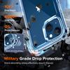 ivoler Non-Yellowing Clear Case for iPhone 12 mini and iPhone 13 mini, Shockproof Slim Transparent Case view 3