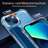 ivoler Non-Yellowing Clear Case for iPhone 12 mini and iPhone 13 mini, Shockproof Slim Transparent Case view 4