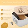 Brenfreunde Personalized Stainless Steel Kids' Lunch Box, Br, Small view 4