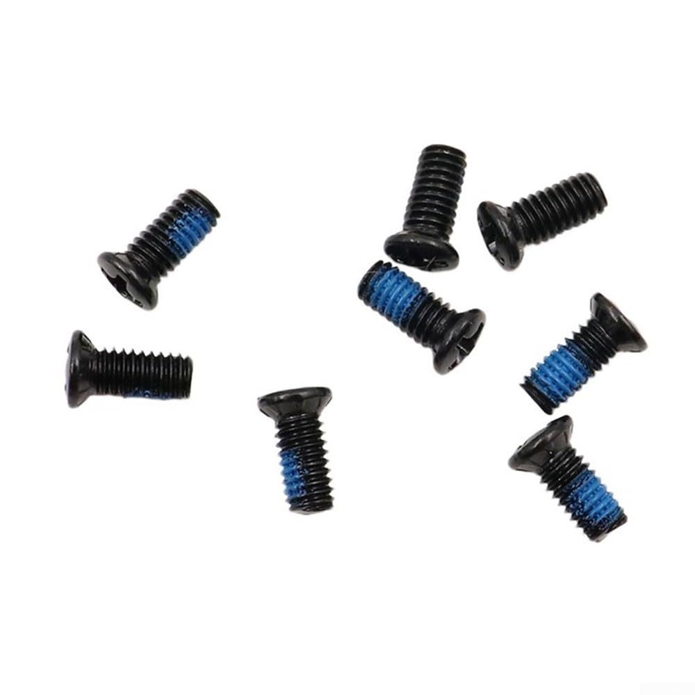 Bike Pedal Cleat Screw Set, 8 Pieces, Secure Connection, 5 mm/9.5 mm/10.5 mm Options (8.5 mm)