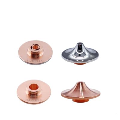 CO2 Laser Nozzle, High-Speed, Single/Double Layer, 32 mm Diameter, 1.0–4.0 mm Caliber, for Fiber Laser Cutting Heads and CO2 Laser Equipment (4.0 mm, Single Layer)