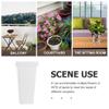 Toddmomy PP Flower Bucket, White, for Flower Shops view 4
