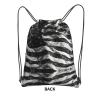 EdWal Camouflage Drawstring Backpack with Zipper Pocket, Black, One Size view 3