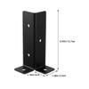 Toddmomy 1-Set Metal Ground Brackets for Garden Fences, Fence Support Base Kit, Sturdy view 3