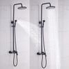 Black Bronze Shower System with 12-Inch Rain Shower and 8-Inch Hand Shower view 1