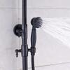 Black Bronze Shower System with 12-Inch Rain Shower and 8-Inch Hand Shower view 3