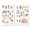 Jellyfish Stickers Ice Cream Sticker Set – Journal, Planner, Summer, Food, Dessert, Ice Cream Cart, Popsicle, Waffle, Recipe & Vacation Stickers view 1