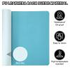 PATIKIL Blue PU Leather Desk Mat view 3