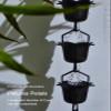 Pellet Rain Chain for Outdoor Downspouts, Adjustable Length (260 cm/8.5 ft; 1 × 100 cm/3.3 ft) view 3