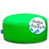 Bruni Pouf M in Green, Round Seat Pouf for Indoor and Outdoor Use view 1