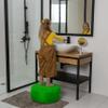 Bruni Pouf M in Green, Round Seat Pouf for Indoor and Outdoor Use view 2