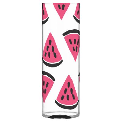 Fruits Summer (6) Plastic Flower Vase, 30 x 10 cm, Large Modern Vase for Weddings, Living Rooms, Dining Tables, and Decoration