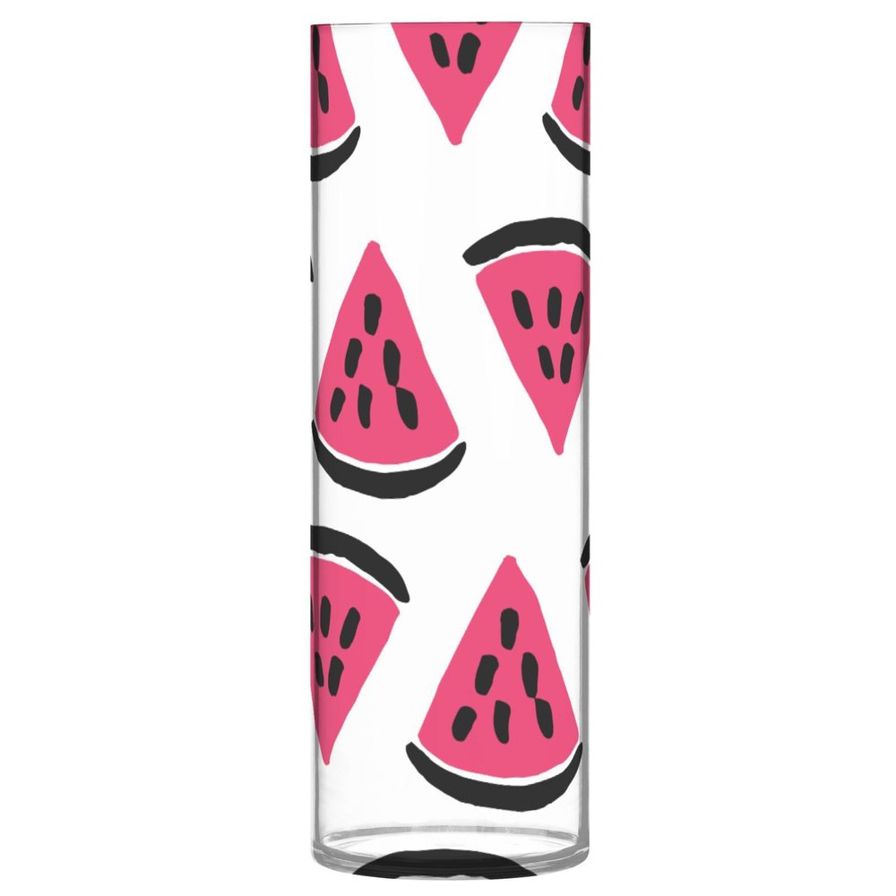 Fruits Summer (6) Plastic Flower Vase, 30 x 10 cm, Large Modern Vase for Weddings, Living Rooms, Dining Tables, and Decoration