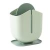 Dxcaicc Kitchen Utensil Holder, 4 Compartments, Green view 1