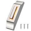 Classic Wired LED Doorbell Button, Metal Wall-Mount view 1