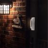 Classic Wired LED Doorbell Button, Metal Wall-Mount view 4