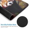 Square Red Panda Mouse Pad with Non-Slip Rubber Base, 9.8 x 11.8 in view 3