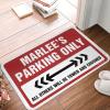KAXW Doormat for Entryway, Marlee's Parking Lot, Rug, Room Decor, Porch Rug, Waterproof, 65 x 90 cm view 1