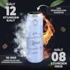 Maverton Engraved Travel Mug, 400 ml, with LED Temperature Display, Blue view 3