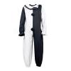 RUMAOZIA Movie Killer Terrifier Clown Black and White Jumpsuit Costume Set for Men view 1