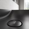 Bernstein AVA 60 cm Bathroom Vanity Set, Honey Gold Oak, Cream Basin, Matte Black, No Faucet Hole view 4