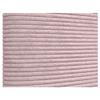 DHOME Solid Corduroy Upholstered Headboard, Dusty Pink, 145 cm view 3